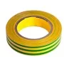 Полосатая ПВХ изолента 0,13x15мм желто-зеленая 10 метров DKC