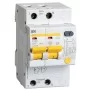 Диференційний автоматичний вимикач IEK АД12 2Р, 63А, 30мА