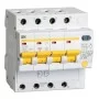 Диференційний автоматичний вимикач IEK АД14 4Р, 10А, 30мА