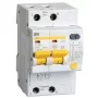 Диференційний автоматичний вимикач IEK АД12 2Р, 40А, 300мА