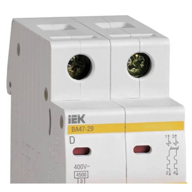 Автоматический выключатель IEK ВА47-29 2P 32A 4,5кА «D» (MVA20-2-032-D) цена 275грн - фотография 2