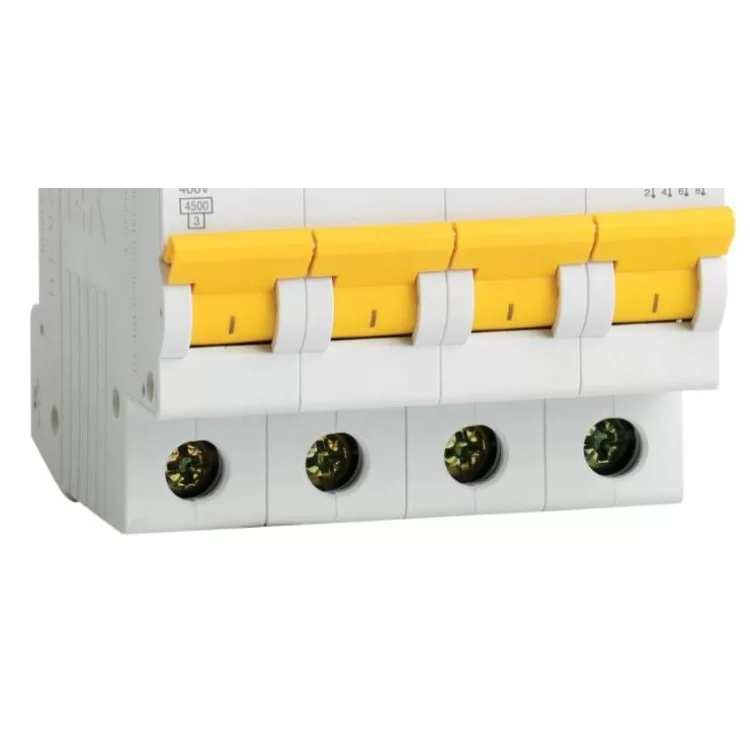 Автоматичний вимикач IEK ВА47-29 4P 4A 4,5кА «C» (MVA20-4-004-C) ціна 453грн - фотографія 2