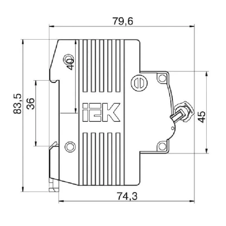 Автоматичний вимикач IEK ВА47-100 3Р з 35А 10кА відгуки - зображення 5