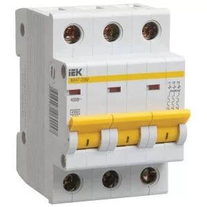Автоматичний вимикач IEK ВА47-29М 3п B 5А