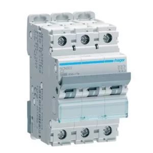 Автоматичний вимикач NCN303 (3р, С, 3А) Hager