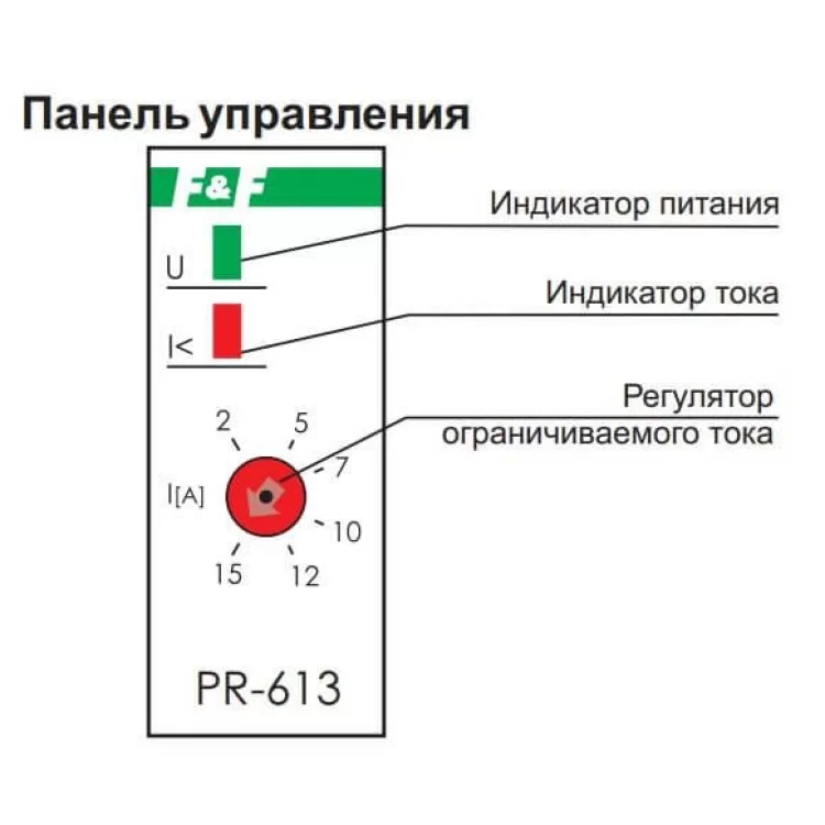 Реле контролю струму пріорітетне РП-613 (PR-613) інструкція - картинка 6