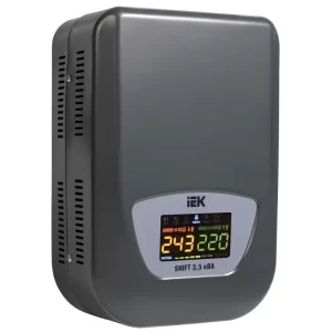 Стабілізатор напруги настінний IEK Shift 3,5кВт