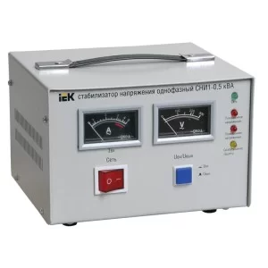 Стабілізатор напруги IEK СНИ1- 0,5кВт