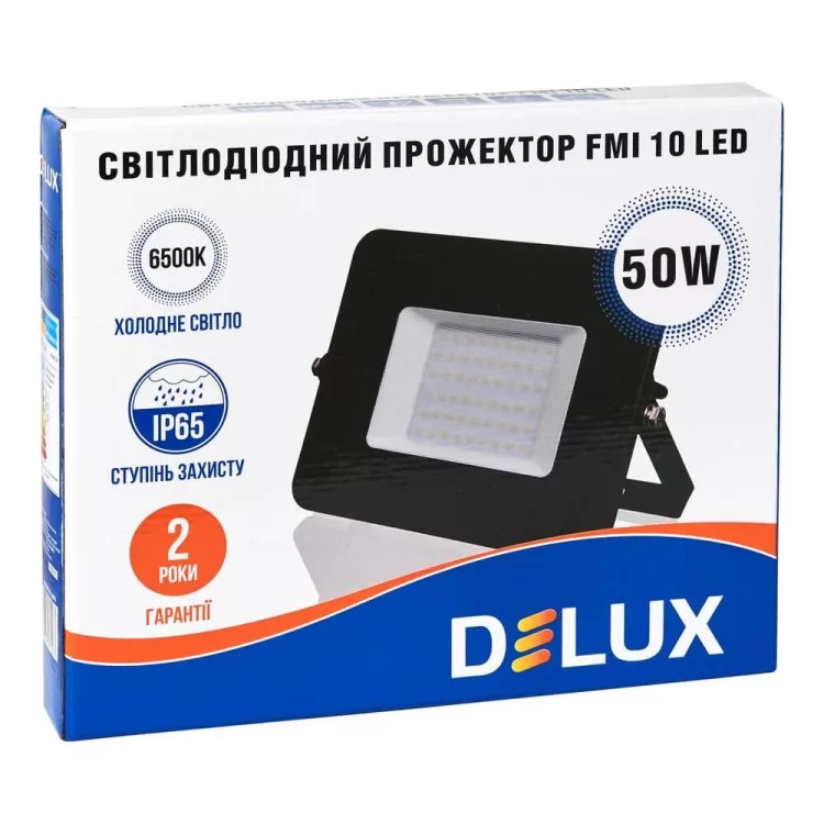 Прожектор LED FMI-10 50W 6500К Delux відгуки - зображення 5