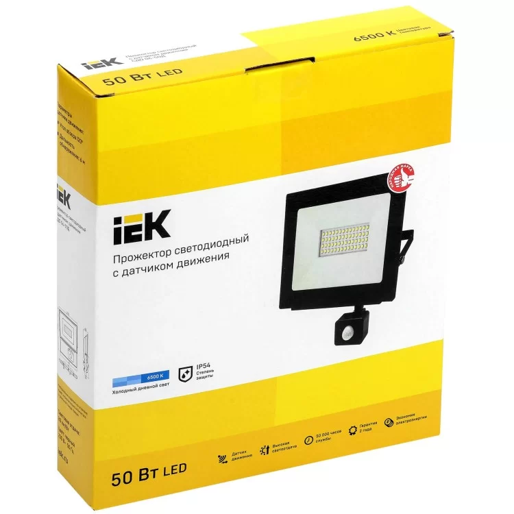 в продажу Світлодіодний прожектор IEK СДО 06-50Д з ДД IP54 - фото 3
