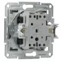 вимикач 1-клавішний без рамки сталь Asfora, EPH0100162
