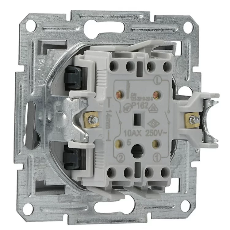 продаємо вимикач 2-клавішний без рамки сталь Asfora, EPH0300162 в Україні - фото 4