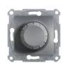 Светорегулятор поворотный без рамки сталь Asfora, EPH6400162