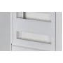 Металопластиковий електрощит ETI 001101029 ECG70 60+10 М з металевими білими дверцятами