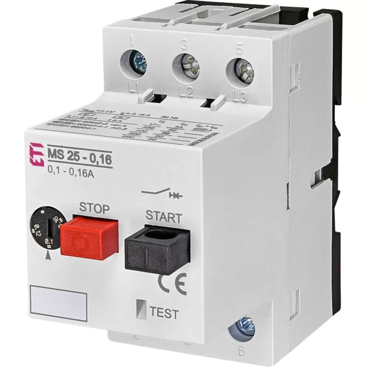 Автомат защиты двигателя ETI 004600010 MS25-0.16