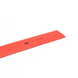 Красная термоусадочная трубка IEK UDRS-D5-1-K04 ТТУ 5/2,5 (1м)