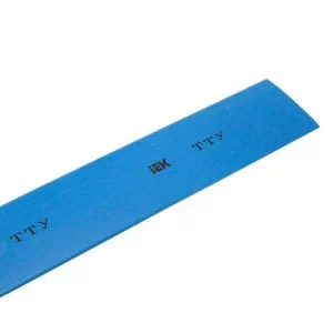 Синяя термоусадочная трубка IEK UDRS-D22-1-K07 ТТУ 22/11 (1м)