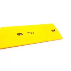 Жовта термозбіжна трубка IEK UDRS-D35-1-K05 ТТУ 35/17,5 (1м)