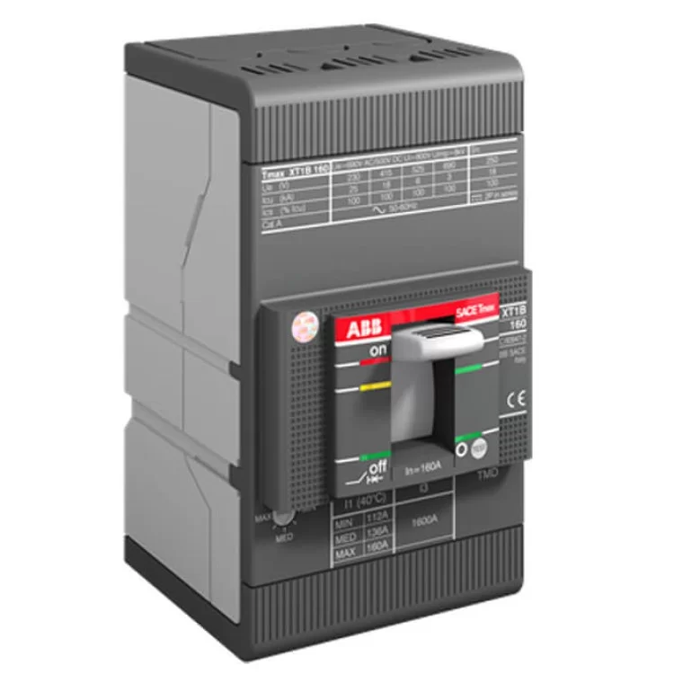 Автоматический выключатель ABB XT1B 160 TMD 125-1250 3p F F цена 10 206грн - фотография 2