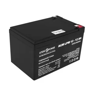 Акумулятор LogicPower AGM LPM 12-12 AH 12В