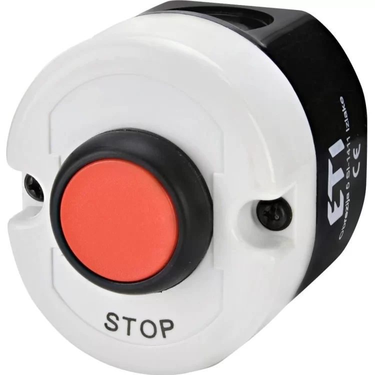 Одномодульний кнопковий пост ETI 004771440 ESE1-V2 («STOP» червоний)