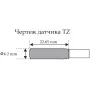 Термодатчик с двойной изоляцией ETI 002471812 TZ-12 (-40...+125) 12м