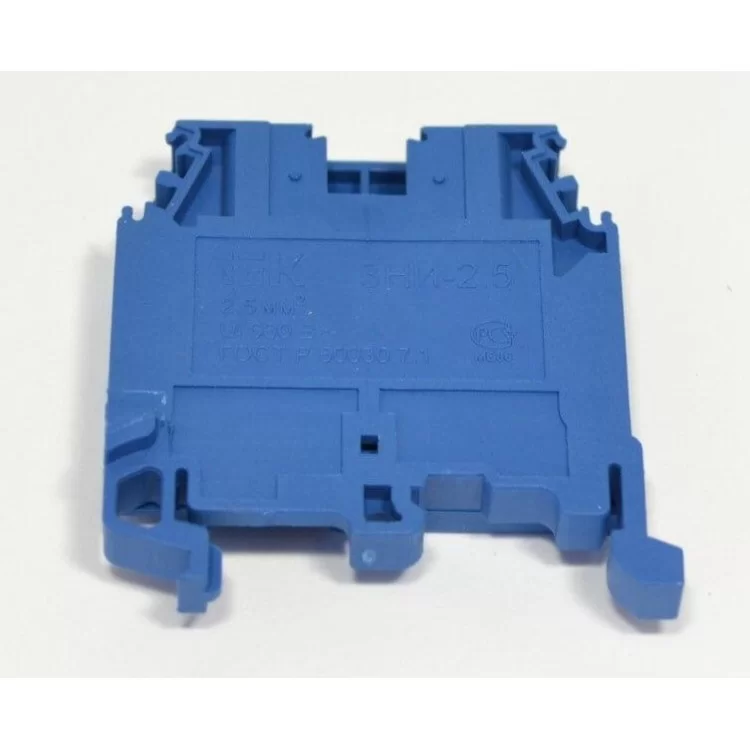 Зажим наборный IEK ЗНИ-2,5мм2 (JXB24А) синий (без маркера) цена 17грн - фотография 2