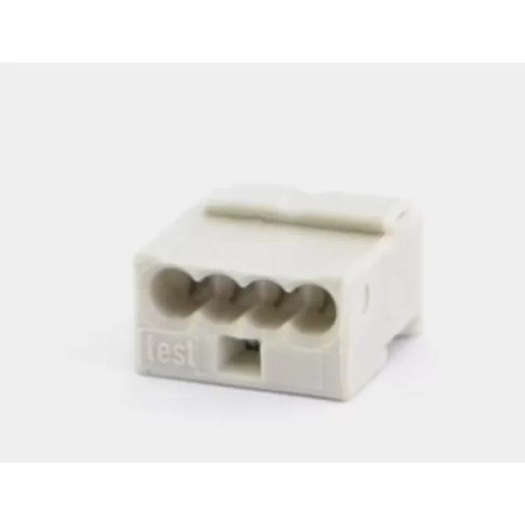 Микро-клемма для распределительных коробок WAGO на 4 проводника 243-304 светло-серая характеристики - фотография 7