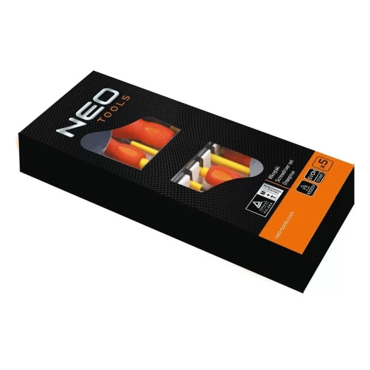 Набор отверток Neo Tools 04-220 (1000В) (5шт) цена 899грн - фотография 2