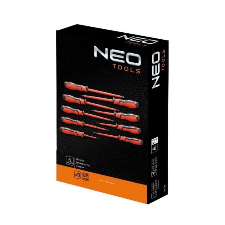 в продажу Набір викруток Neo Tools 04-261 (1000В) (9шт) - фото 3