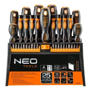 Набір викруток і насадок Neo Tools 04-210 (37шт)
