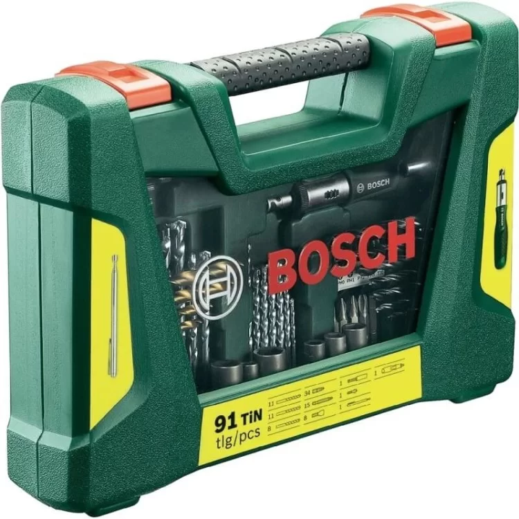 Комбінований набір будівельних інструментів Bosch V-Line-91 відгуки - зображення 5