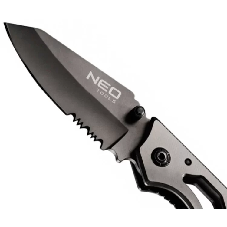 Складной нож Neo Tools 63-025 с фиксатором титановый цена 578грн - фотография 2