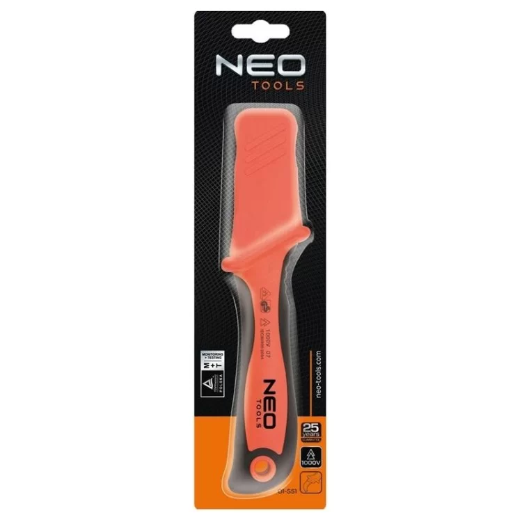Монтерский нож Neo Tools 01-551 (1000В) 190мм цена 799грн - фотография 2