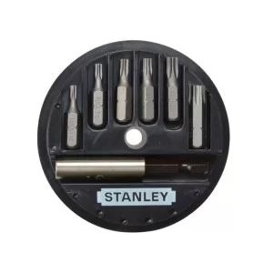 Набор отверточных вставок Stanley 7 шт (биты, магнитные держатели)