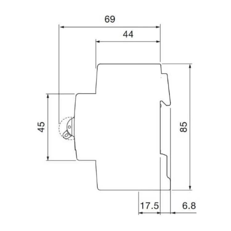 Автоматичний вимикач ABB SH202-C6 тип C 6А ціна 398грн - фотографія 2