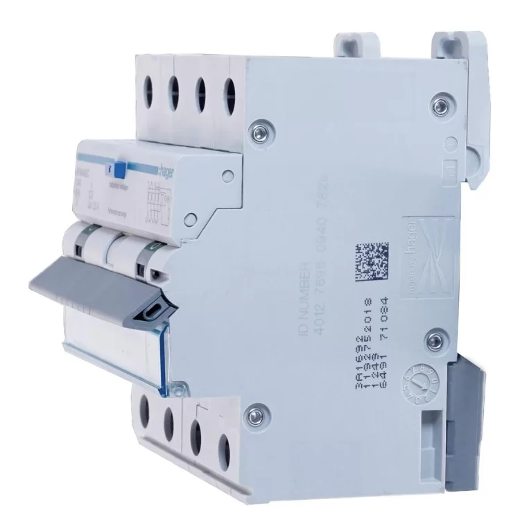 Диференційний автоматичний вимикач Hager AFM490C C-40A 6кА 300мA 4П ціна 5 710грн - фотографія 2