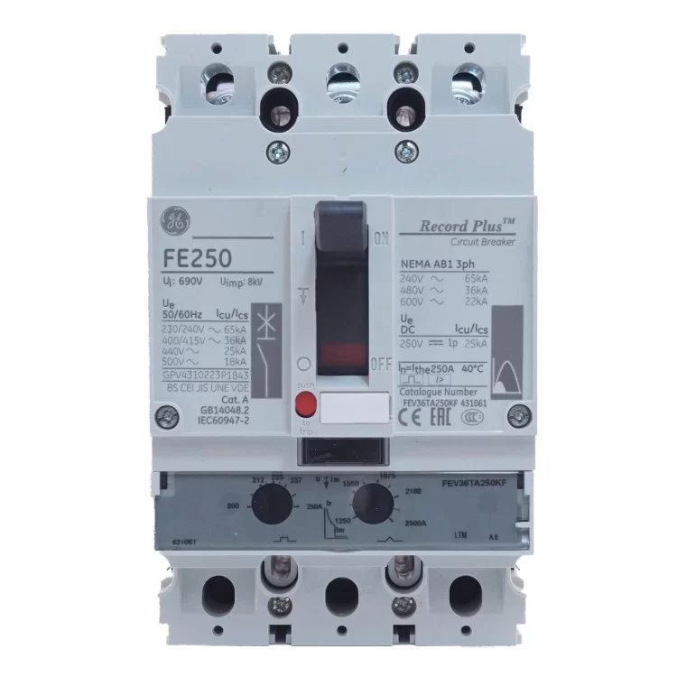 Автоматичний вимикач General Electric FE250 250А ціна 9 266грн - фотографія 2