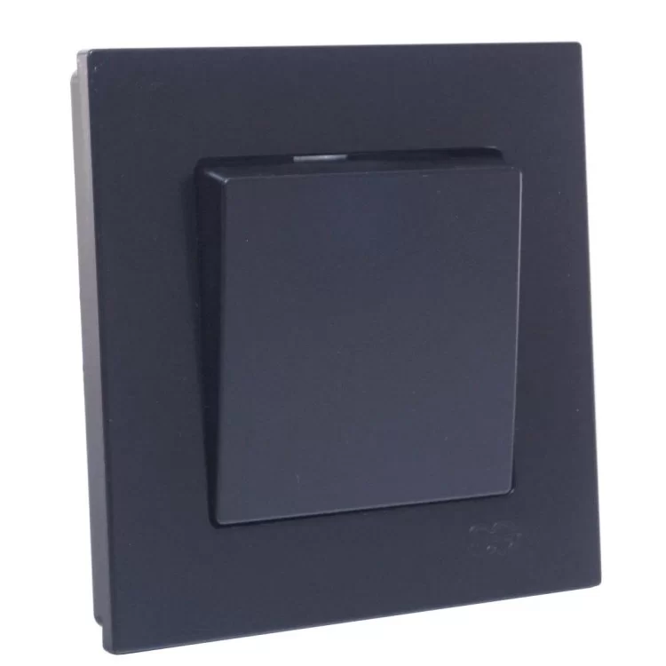 вимикач 1-клавішний Gunsan Eqona чорний відгуки - зображення 5