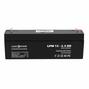 Аккумулятор LogicPower AGM LPM 12-2.3 AH 12В