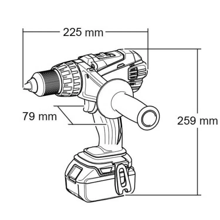 Акумуляторна дриль-шуруповерт Makita DDF458RFJ 18В інструкція - картинка 6