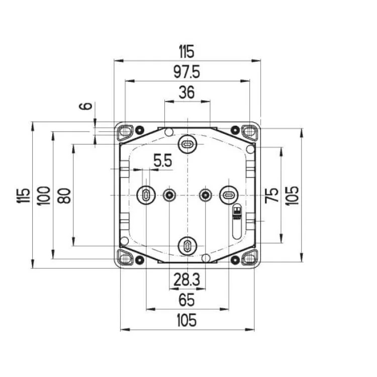 Розподільна коробка Spelsberg WK 100-10² (Клема 5х10мм²) IP54 ціна 1 041грн - фотографія 2