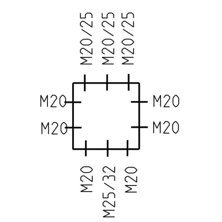 Розподільча коробка Spelsberg Abox-i 100-L IP65 - фото 16