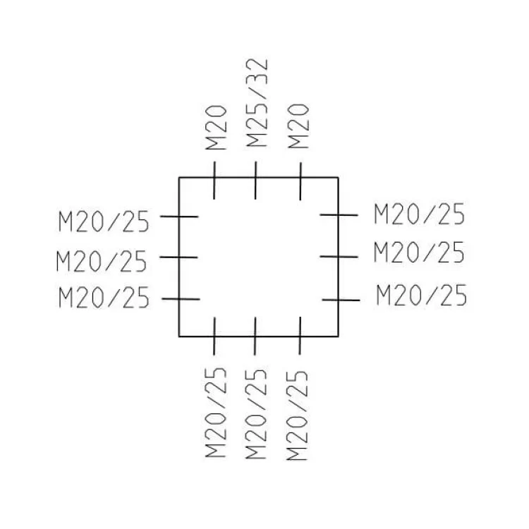 Розподільна коробка Spelsberg RK 4/12-12х4² IP66 інструкція - картинка 6