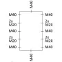 Розподільна коробка вогнестійка Spelsberg WKE 5 (Клема 15х05/6мм²)