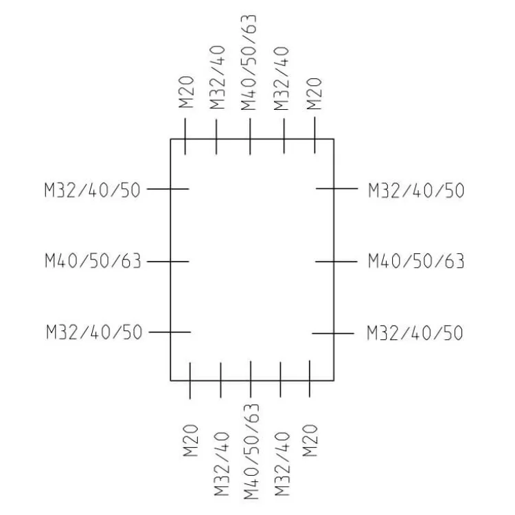 Розподільча коробка Spelsberg Abox 700-L IP65 ціна 3 227грн - фотографія 2