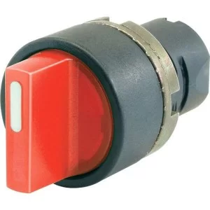 Красный переключатель New Elfin ne020STAMLORKC тип O (положение I-0-II под 45º) с самовозвратом с двух сторон и подсветкой