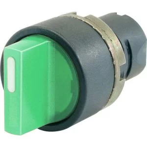 Зеленый переключатель New Elfin ne020STAMLOVK тип O (положение I-0-II под 45º) с подсветкой