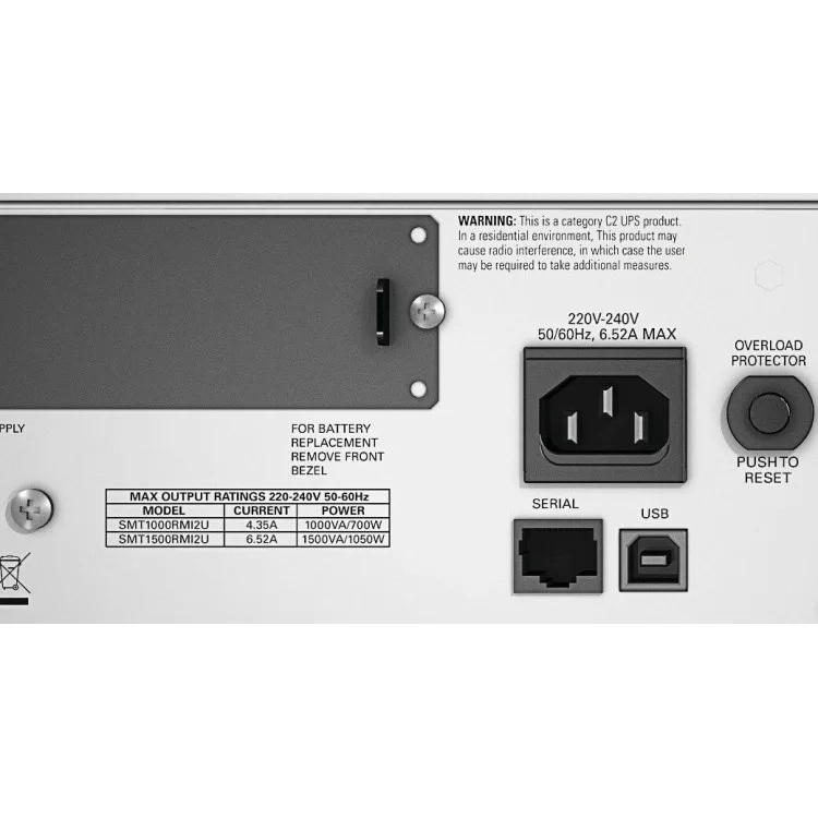 Джерело безперебійного живлення APC SMT1500RMI2U Smart-UPS інструкція - картинка 6