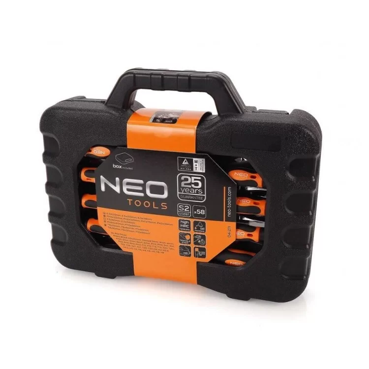 Набор отверток и насадок Neo Tools 04-211 (58шт) отзывы - изображение 5